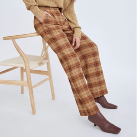 Aritzia Pants - Aritzia Wilfred Effortless Flannel High-waisted Pleated Pants size 10 new